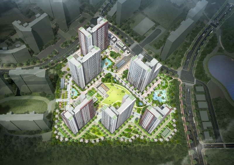 전주 에코시티 데시앙 네스트 조감도.(사진=태영건설)