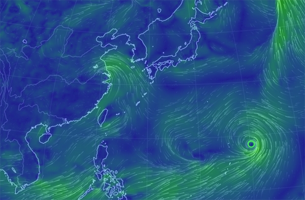 제13호 태풍, 서서히 진격하고 있지만 한반도영향은 미지수