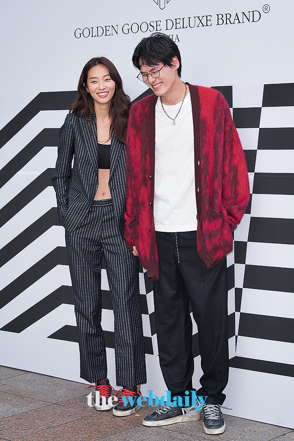곽지영-김원중, 골든구스 디럭스브랜드 '베니스파운데이션' 팝업스토어 오프닝 포토콜 행사