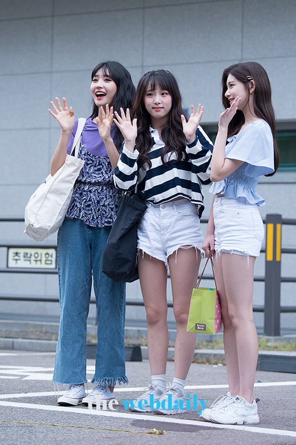 김시현-최예나-왕이런, Mnet ‘프로듀스48’출근길 현장