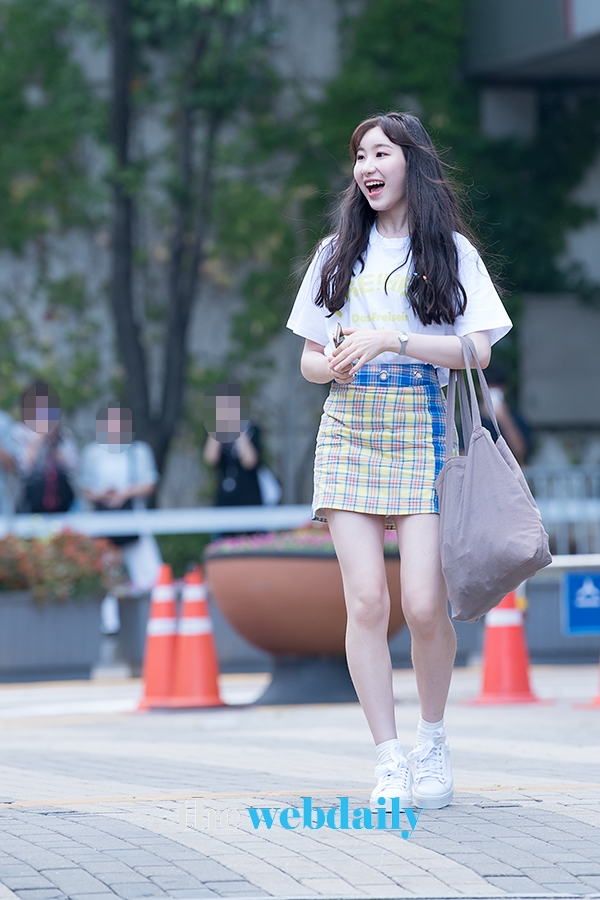 이채연, Mnet ‘프로듀스48’출근길 현장