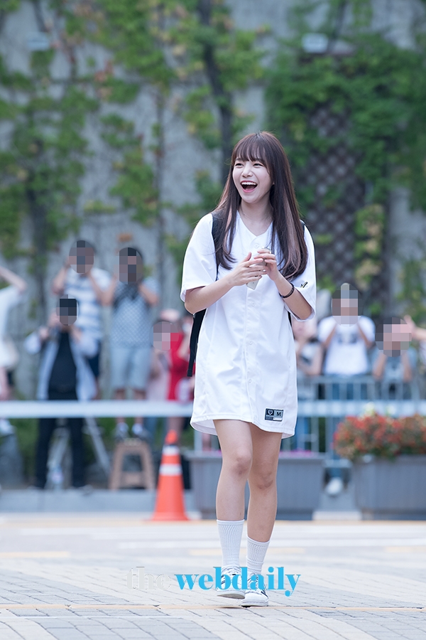 조유리, Mnet ‘프로듀스48’출근길 현장