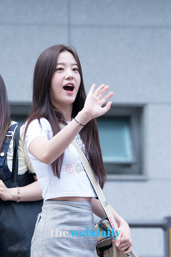 장규리, Mnet ‘프로듀스48’출근길 현장