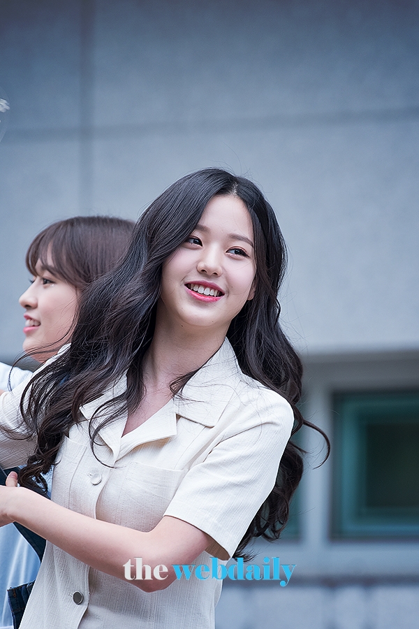 장원영, Mnet ‘프로듀스48’출근길 현장
