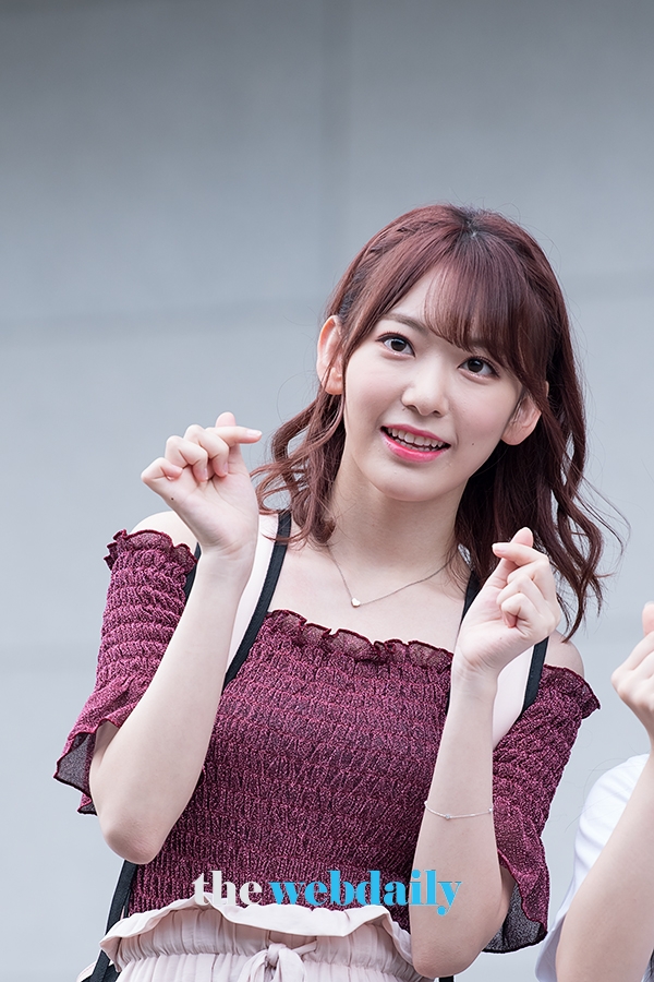 HKT48 미야와키사쿠라, Mnet ‘프로듀스48’출근길 현장
