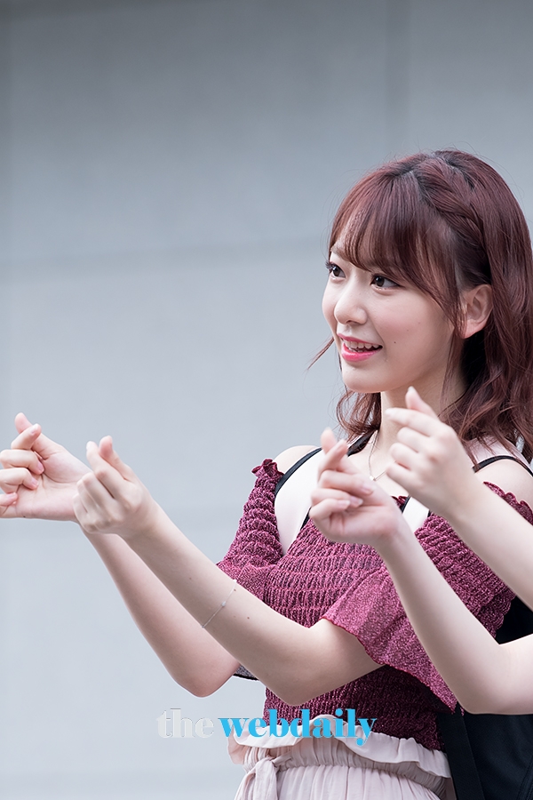HKT48 미야와키사쿠라, Mnet ‘프로듀스48’출근길 현장