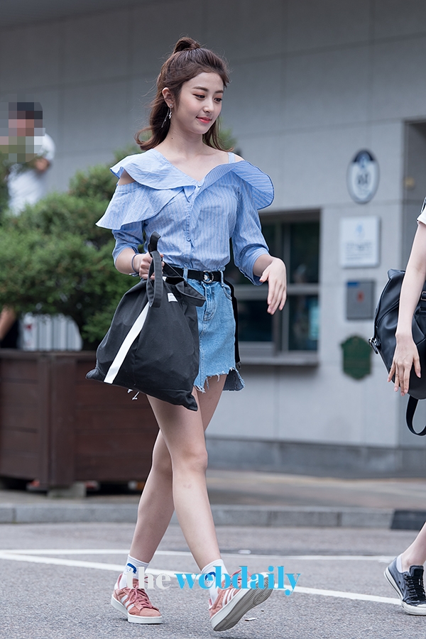 허윤진, Mnet ‘프로듀스48’출근길 현장