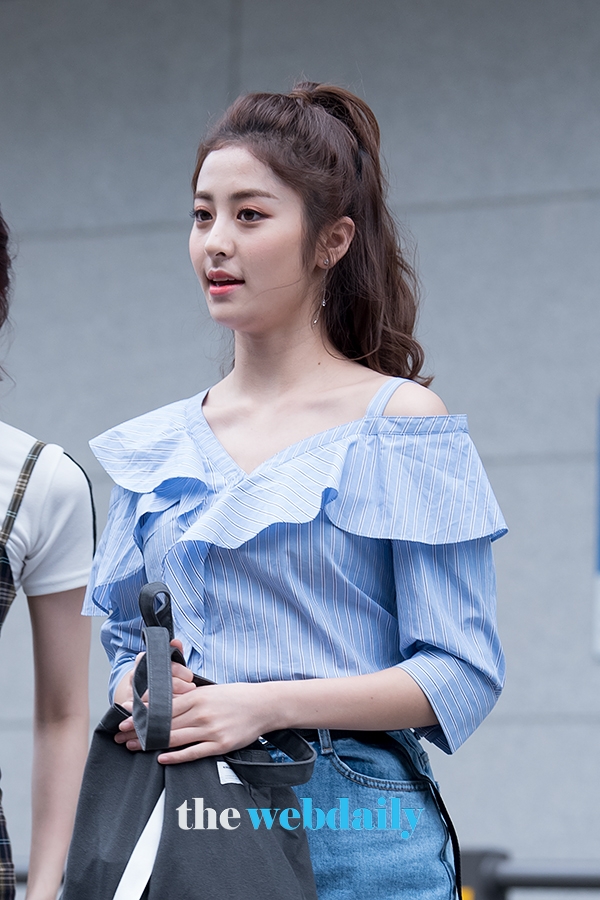 허윤진, Mnet ‘프로듀스48’출근길 현장