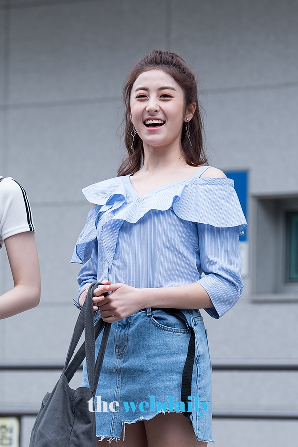 허윤진, Mnet ‘프로듀스48’출근길 현장