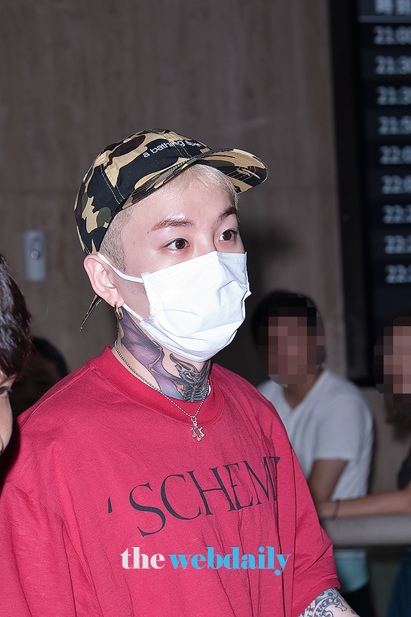 블락비(BlockB) 태일, 김포국제공항 입국 현장