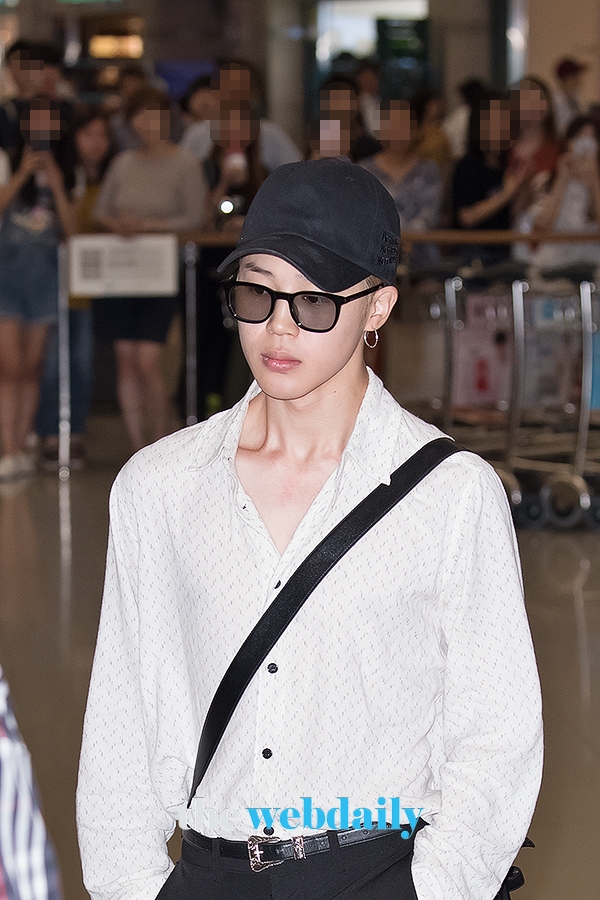 방탄소년단(BTS) 지민, 인천국제공항 입국 현장