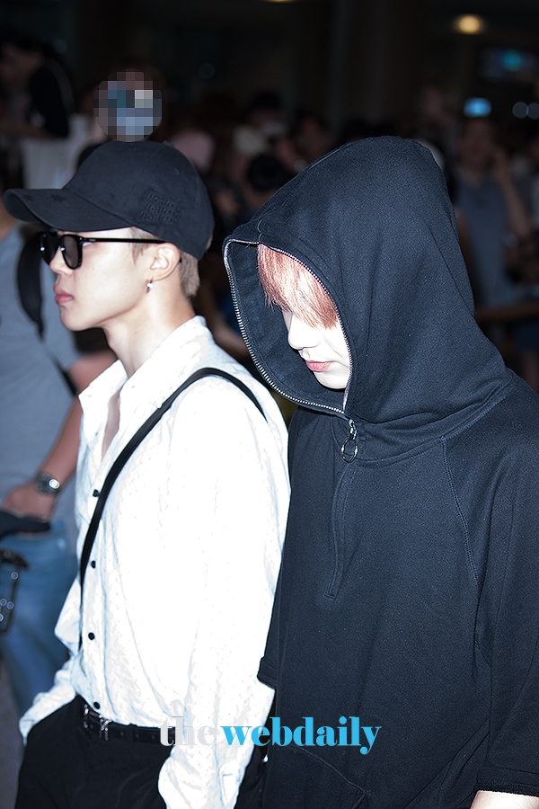 방탄소년단(BTS) 지민-정국, 인천국제공항 입국 현장