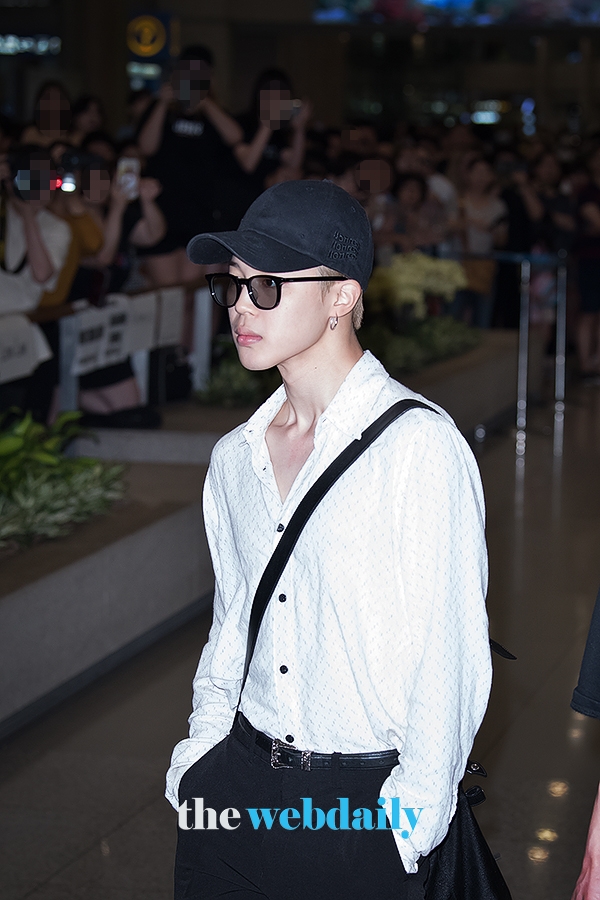 방탄소년단(BTS) 지민, 인천국제공항 입국 현장