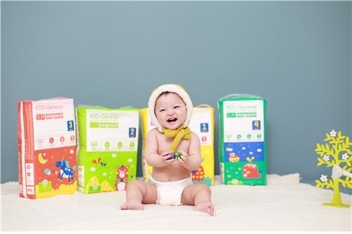 에코제네시스, 얇고 흡수력 뛰어난 ‘슬림 밴드형 기저귀’ 선보여