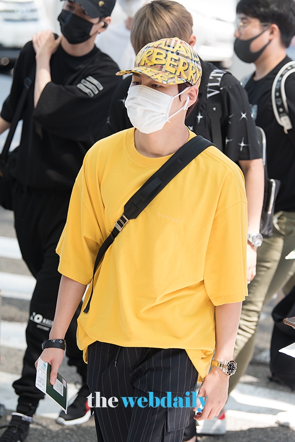 WannaOne(워너원) 하성운, 인천국제공항 출국 현장