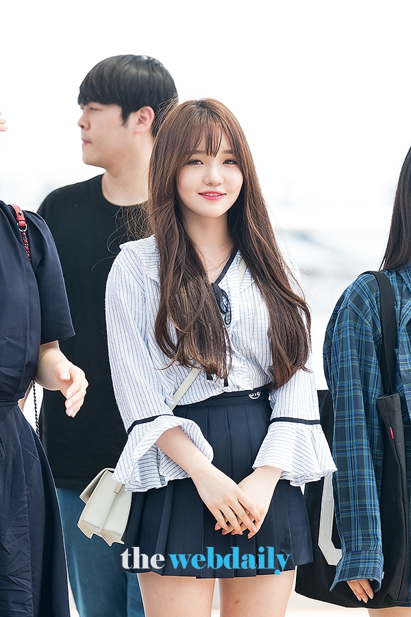 프로미스나인(fromis_9) 노지선, 인천국제공항 출국 현장