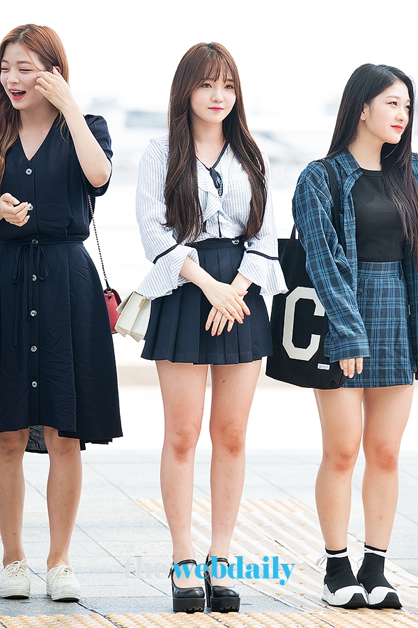 프로미스나인(fromis_9) 노지선, 인천국제공항 출국 현장