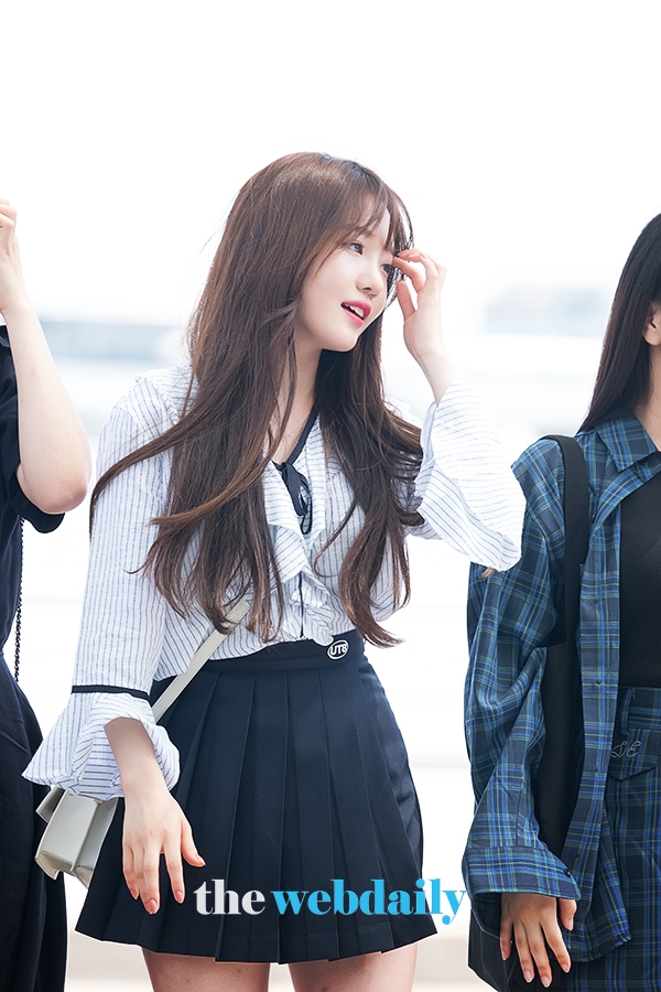 프로미스나인(fromis_9) 노지선, 인천국제공항 출국 현장