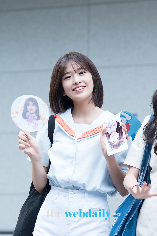 안유진, Mnet ‘프로듀스48’출근길 현장