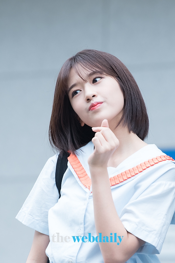 안유진, Mnet ‘프로듀스48’출근길 현장