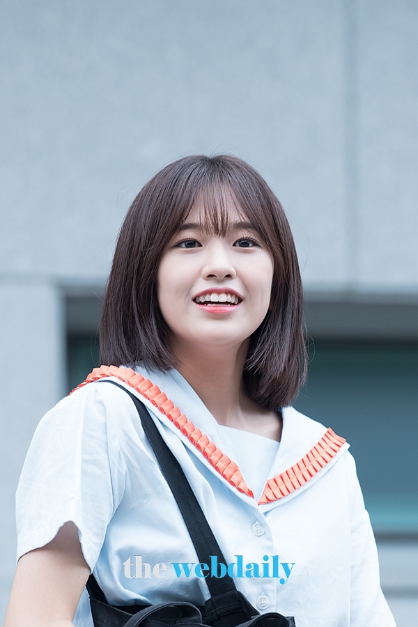 안유진, Mnet ‘프로듀스48’출근길 현장