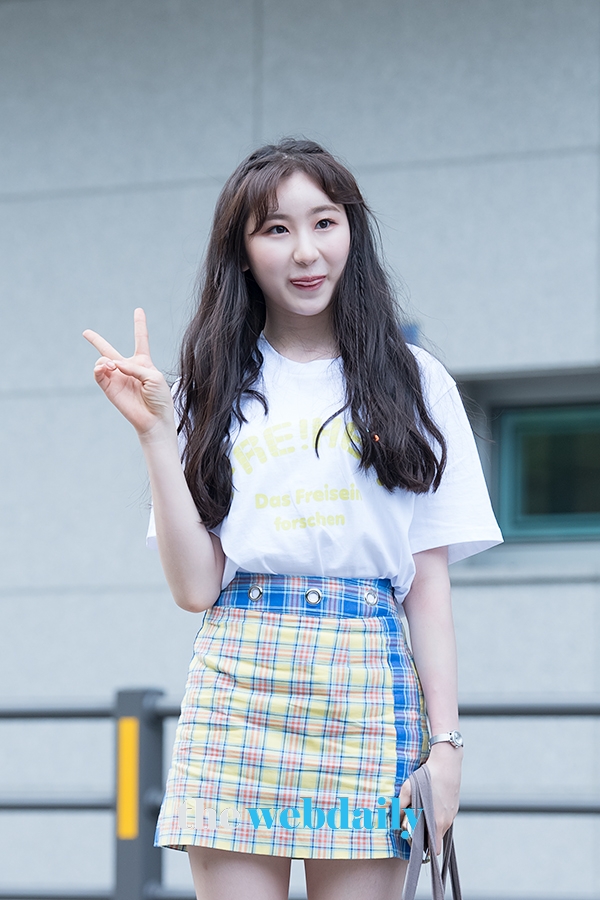 이채연, Mnet ‘프로듀스48’출근길 현장
