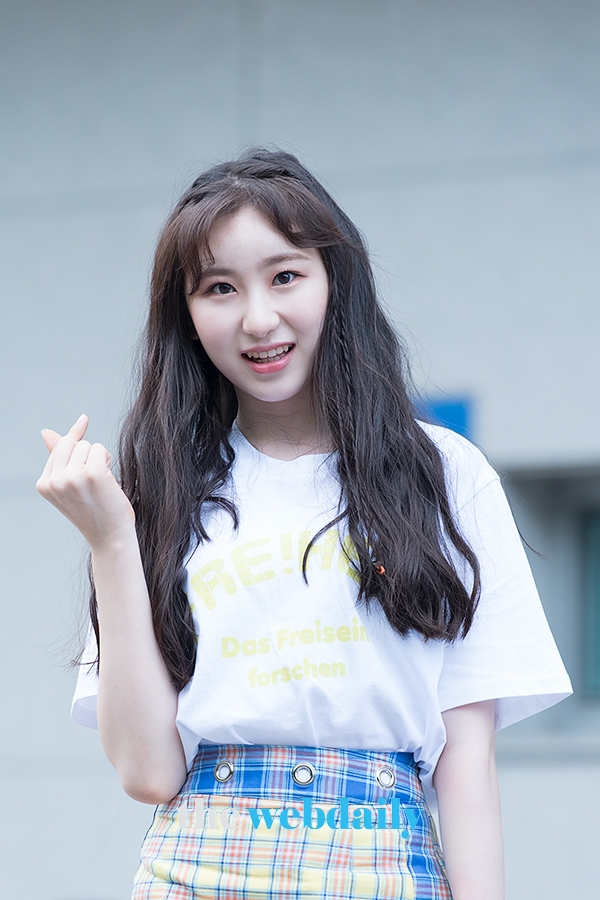 이채연, Mnet ‘프로듀스48’출근길 현장