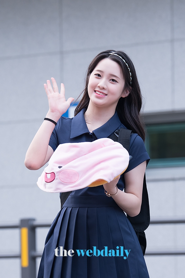김나영, Mnet ‘프로듀스48’출근길 현장
