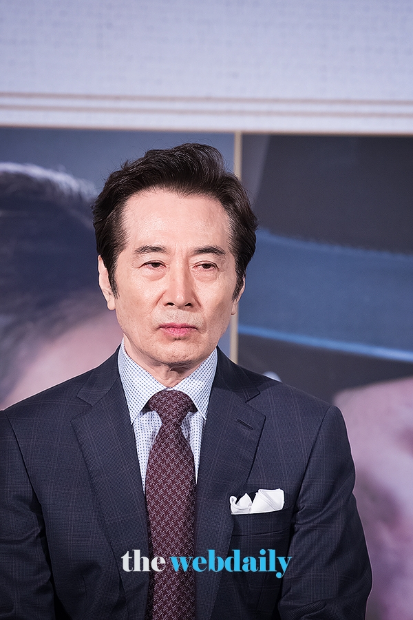백윤식, 영화 '명당' 제작보고회 현장