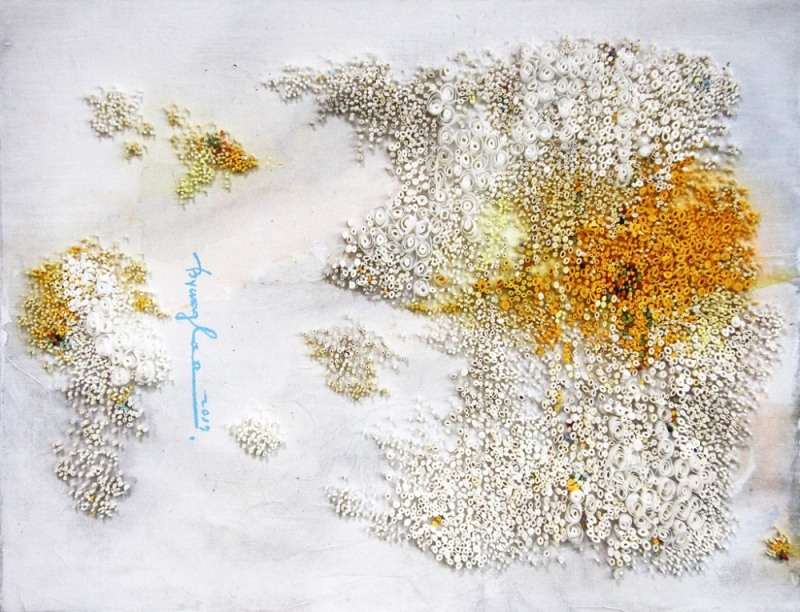 이병례 작가, Floral space(2018)