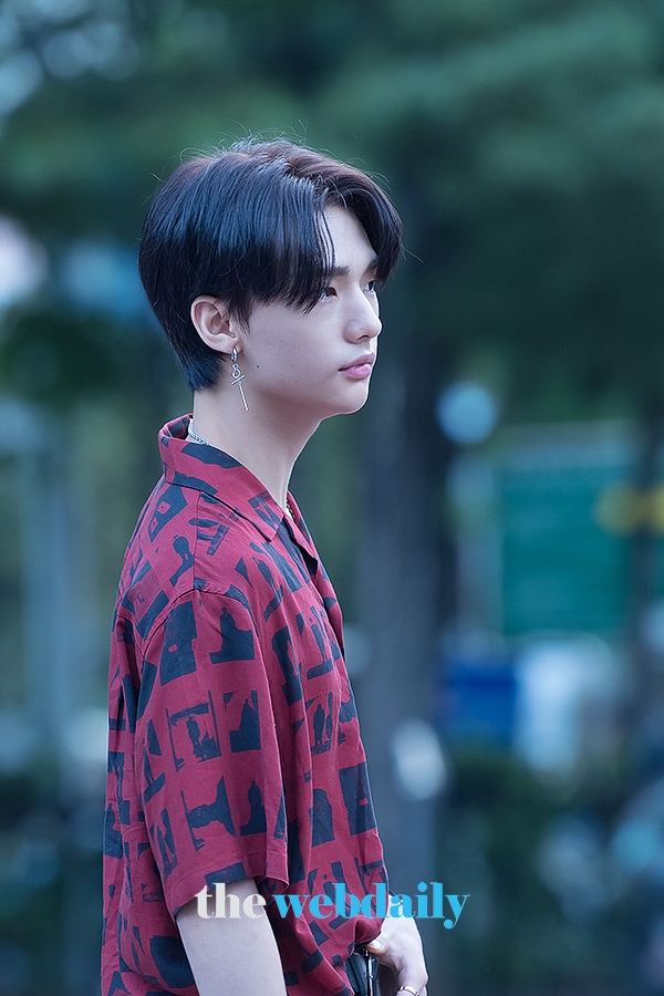 StrayKids(스트레이키즈) 현진, KBS 2TV 음악방송 '뮤직뱅크' 출근길