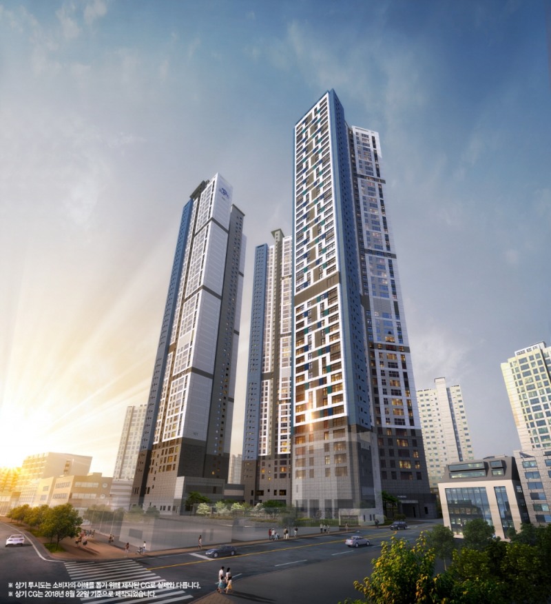 동래 더샵 투시도.(사진=포스코건설)