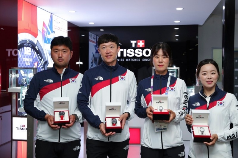 아시안게임 한국 양궁 세계기록 경신 티쏘 월드 레코드 어워드 수상