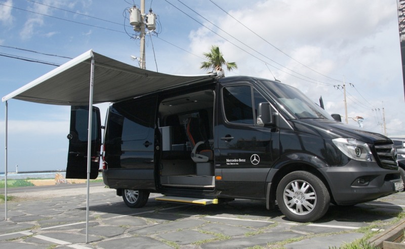 유로캠퍼 시승행사.(사진=와이즈오토)