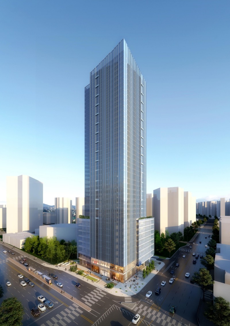 용산 국제빌딩5구역 조감도.(사진=호반건설)