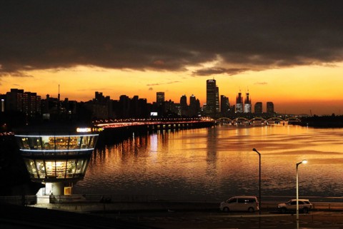 동작대교 노을카페