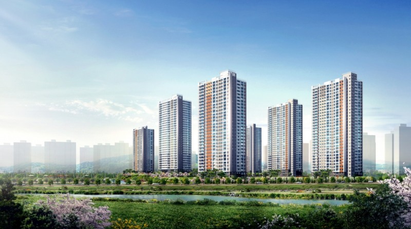 경산 하양지구 우미린 투시도.(사진=우미건설)