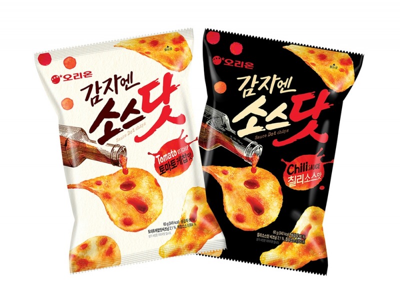 오리온, ‘감자엔 소스닷’ 2종 출시