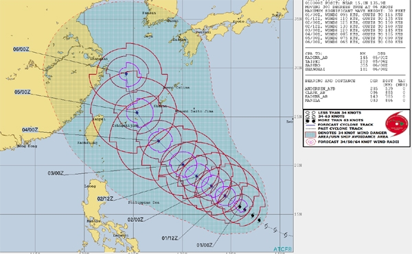 (출처 미 기상당국 WTC)