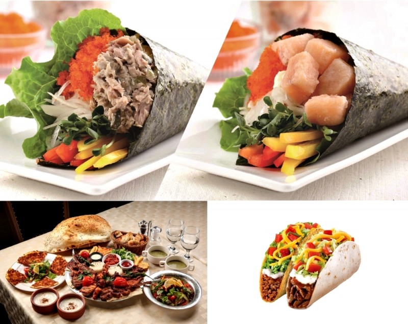마끼, 케밥, 타코 등 해외 간편식, 국내에서도 인기 쑥쑥