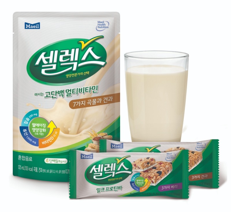 매일유업, 성인영양식 전문 브랜드 ‘셀렉스’ 출시