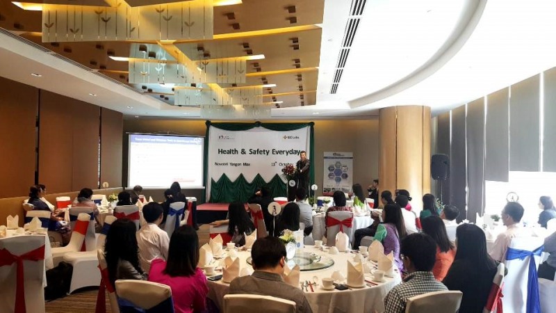 ▲GC녹십자의료재단, GC녹십자지놈은 최근 미얀마 Leo Healthcare International Co., Ltd와 세미나를 개최하였다. (사진=GC녹십자의료재단)