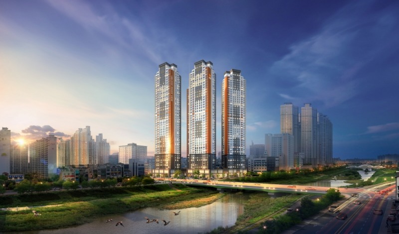 전주 서부신시가지 유탑유블레스 리버뷰 투시도.(사진=유탑그룹)