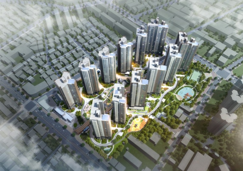 주안역 센트레빌 조감도.(사진=동부건설)