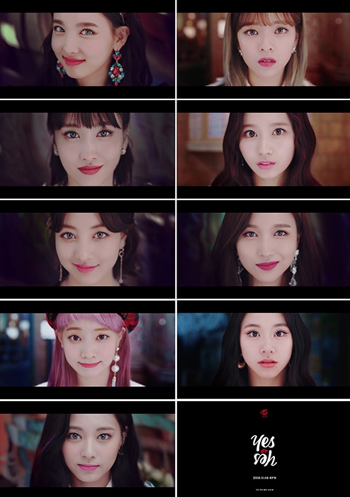 트와이스, 신곡 'YES or YES' 뮤직비디오 티저 첫 공개