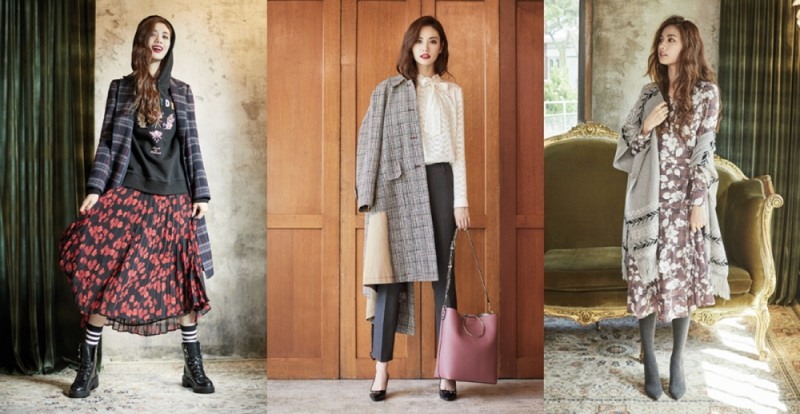 나나가 찬바람 이겨내는 방법은?…신원 SI(씨), 3色 아우터 스타일링 화보 공개