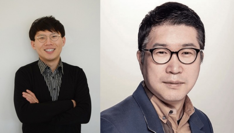 라이징팝스 김근식 대표(좌), 로아인벤션랩 김진영 대표(우)