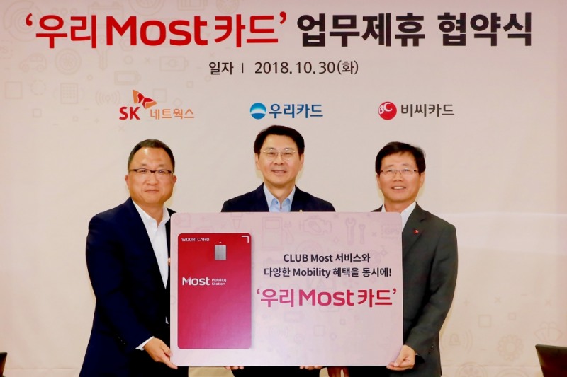 우리카드, SK네트웍스와 업무협약(MOU) 체결
