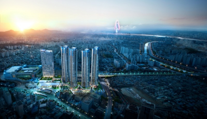 청량리역 롯데캐슬 SKY-L65 조감도.