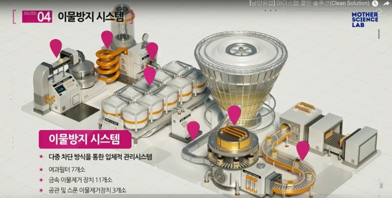 분유제조공정 이물방지시스템 (사진=남양유업)